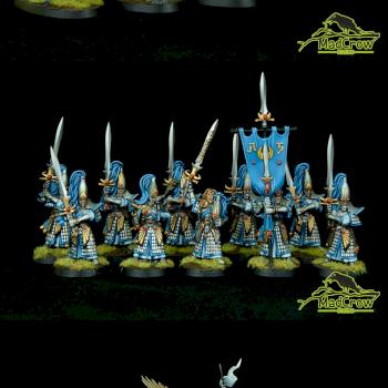 High Elves army from Spire of Dawn by Mad Crow Studio