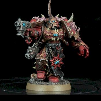Crimson Slaughter Chaos Marine by Dark Seraph