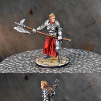Zombicide Dame Ahelissa by Justin Lilo