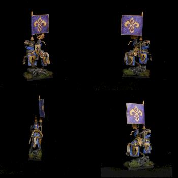 Bretonnian Knight Standard Bearer by Eclipseddstny