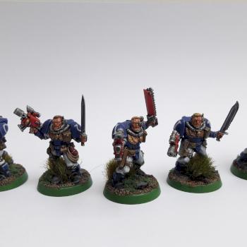 Ultramarine Scout Squad by Aurigus