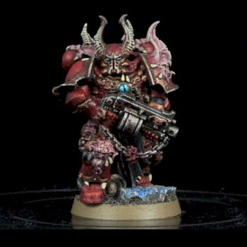 Crimson Slaughter Chaos Marine by Dark Seraph