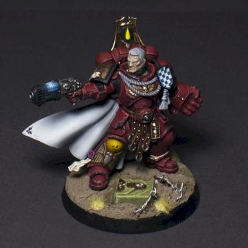 Blood Angels Primaris captain by Shweeble