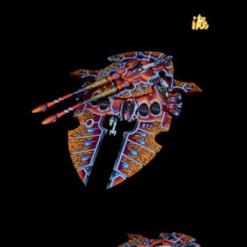 ELDAR SCORPION TYPE II spuer HEAVY GRAV TANK by breezezhu90