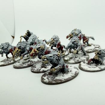 Spectral wolves by Bloodwarpainter