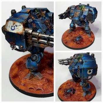 Ultramarines dreadnought by Miniman79