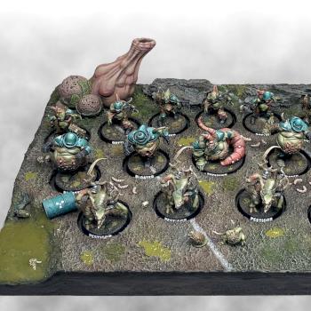 Nurgle diorama for Blood Bowl by Pixmen