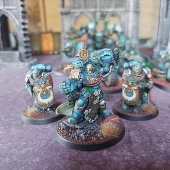 Warhammer 40k Ultramarines by dogparry