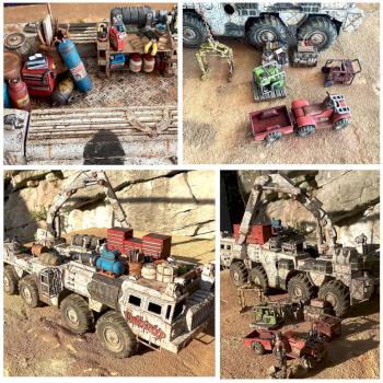 Muthaship details - Post Apoc Mobile Repair Bay by Clanmac