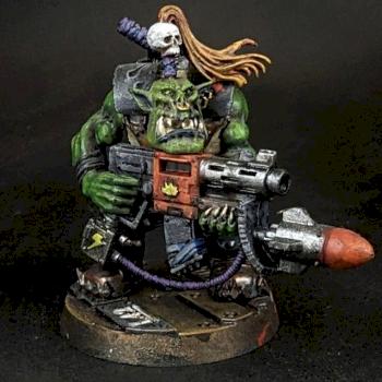 Ork Nob by Sad_Dzen
