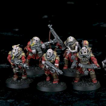 Converted Chaos Cultists by Kabin Miniatures