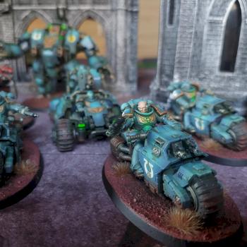 Warhammer 40k Ultramarines by dogparry