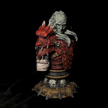 Reviving the Dragon Knight Undead bust. by Fanatik4