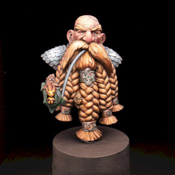 Dwarf with pipe by Diddy_Miniatures