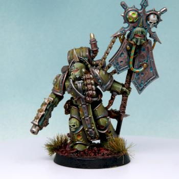 Plague marine icon bearer by RAFF