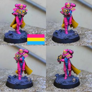 Pansexual pride sister of battle by CerberusXt