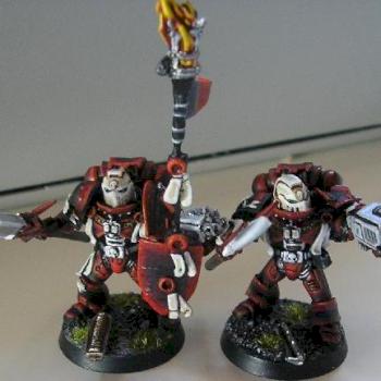 2 'grey' knights by Exodite sverige