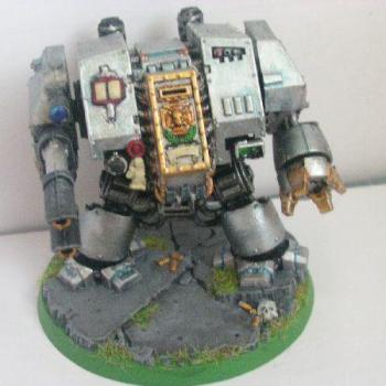 grey knight dreadnought by oniromancer