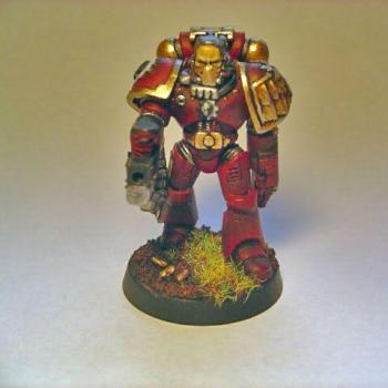 Command Squad, Techmarine in training by theripper42
