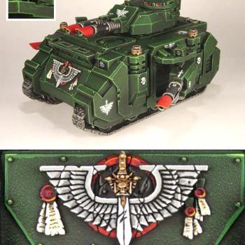 Dark Angel Space Marine Predator by Spartanacus
