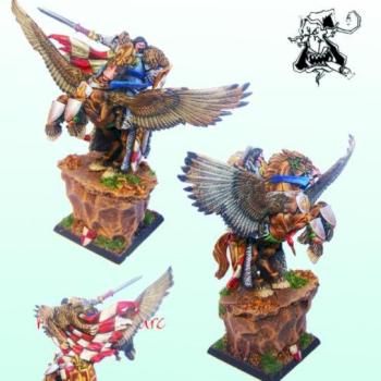 Bretonnian Duke on Royal Pegasus -Arhaon Conversion by Purc by Purc