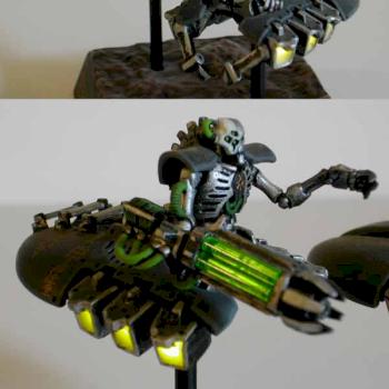 Necrons with green lights by LuckyNo.5