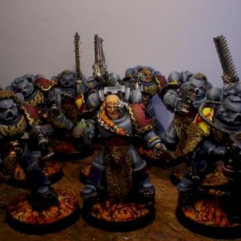 Space wolves (griffes sanglantes) blood claws by elfgidrungal