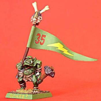 Orc Standard bearer by Black Fox