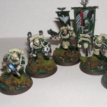 Dark Angels Space Marines by wolfclaw miniatures