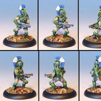 Imperial Infantry AI110 Shotgun & Shield by ApocalypseMiniatures