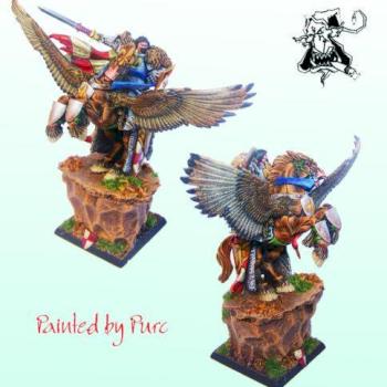Bretonnian Duke on Royal Pegasus Conversion by Purc by Black Gobbo