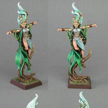 Wood Elf Spellsinger by GriffinPainting