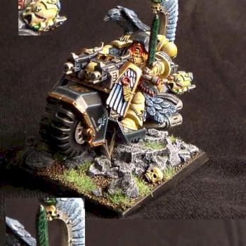 Master of the Ravenwing on Bike by Philippus