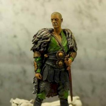 Saxon Warrior 5th AD in winter by rivascastel