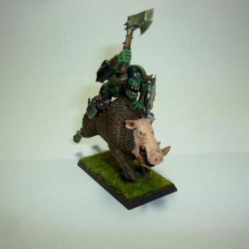 Orc Boar Boy by fearsnake1