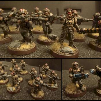 Imperial Guard Shock Troops by dantedecryde