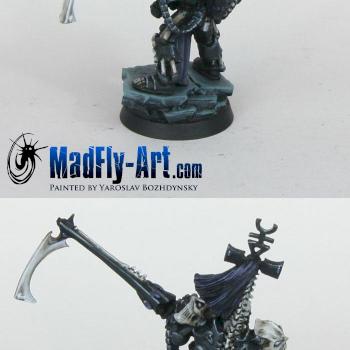 Eldar Phoenix Lord Maugan Ra, The Harvester of Souls by MadFlyArtStudio