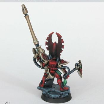 Eldar Phoenix Lord Fuegan, The Burning Lance by MadFlyArtStudio