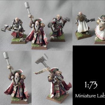 Sigmar's Priests by 1a73MiniatureLab