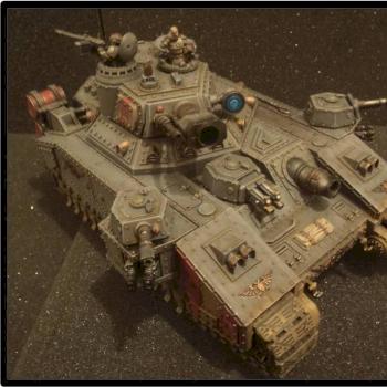 Imperial Guard hellhammer baneblade by dantedecryde
