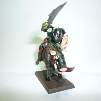 Orc Boar Boyz Champion by fearsnake1