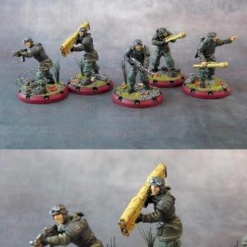 Dust Tactics-Axis-Battle Grenadiers by Cybaer