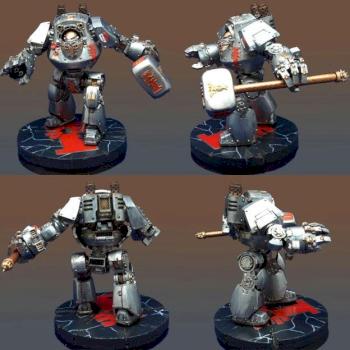 Grey Knight Contemptor Dreadnought by Rose Model Art