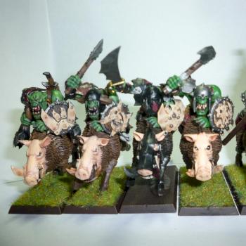 Orc Boar Boyz by fearsnake1