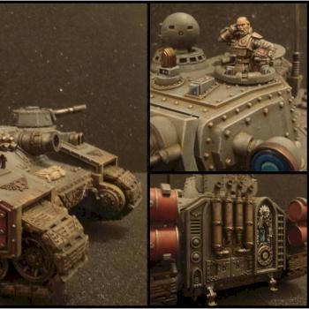 Imperial Guard hellhammer baneblade by dantedecryde