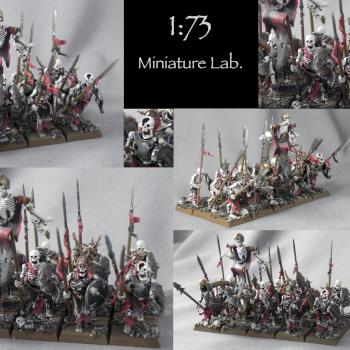 Skeleton Warriors by 1a73MiniatureLab