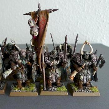 Chaos Warriors of Nurgle by necrocat