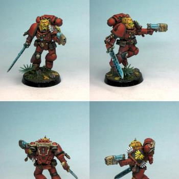 Blood Angels Assault Sergeant by winterdyne