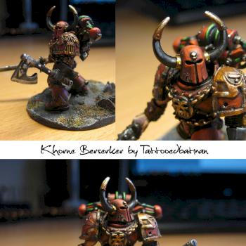 Khorne Berserker by tattooedbatman