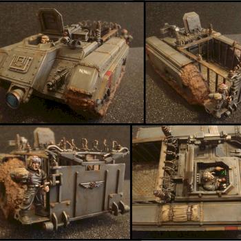 imperial guard penal legion Chimera by dantedecryde